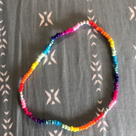 Bright colorful necklace, hand made - Picture 3 of 3